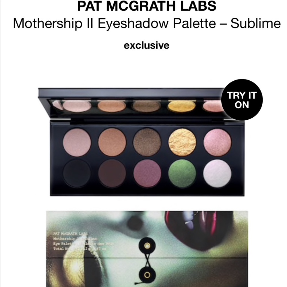 Pat McGrath authentic palette